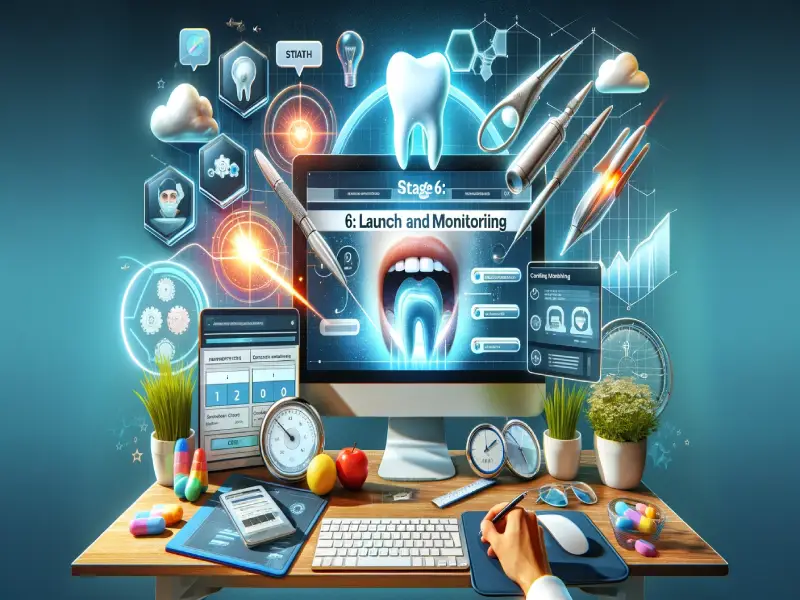  راه‌اندازی و نظارت؛ بهترین مرحله طراحی سایت دندانپزشکی